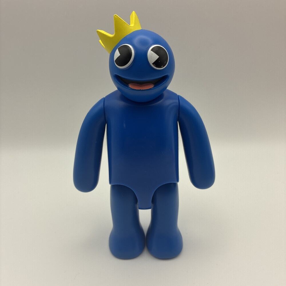 Rainbow Friends Happy Blue Posable Action Figure 5" PhatMojo Loose